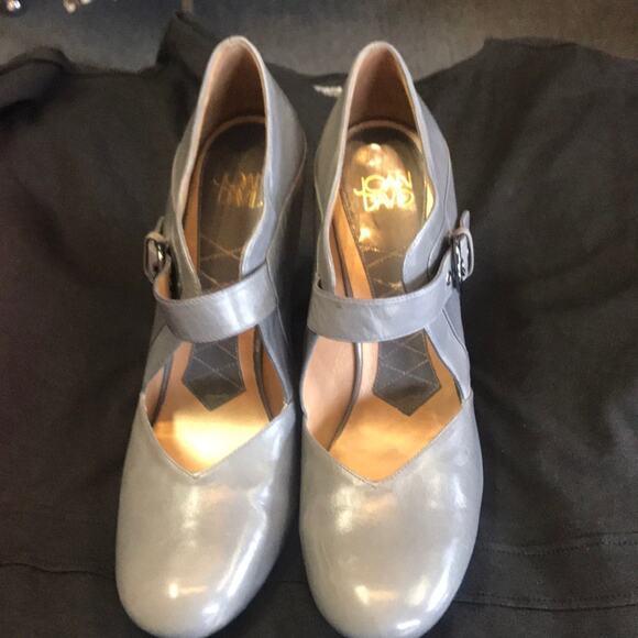 Joan & David 10 gray pumps - Picture 1 of 8